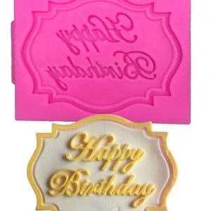 Happy Birthday Letter Form Silicone Mold