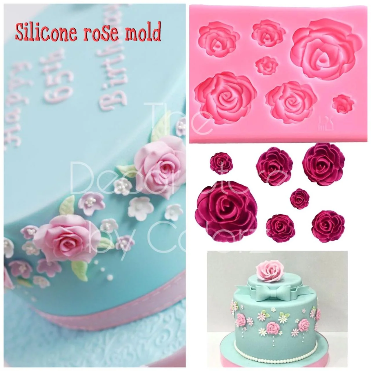 Rose Flower Sillicon Mold (L)