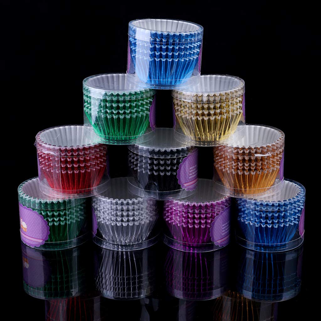 Foil Cup Cake Liners 11cm 100pcs pk