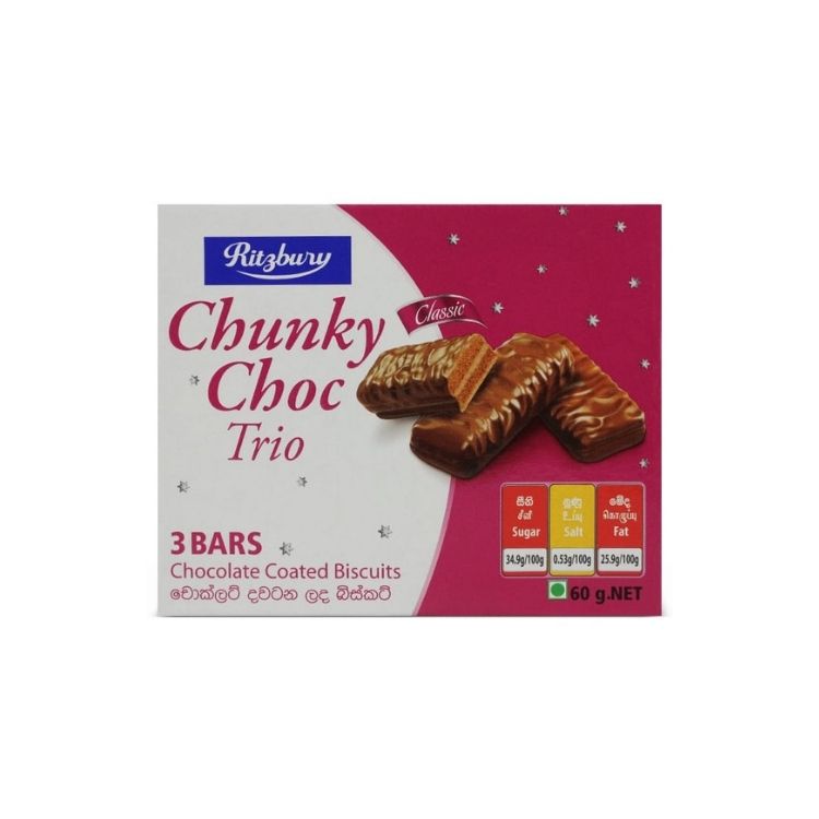 Ritzbury Chunky Choc 60g