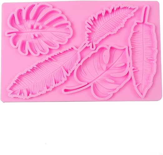 Large Leaf Silicon Mold 5 in 1