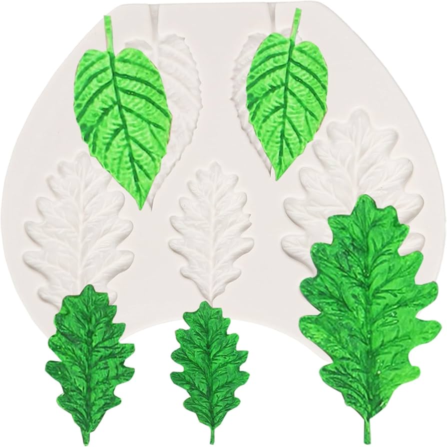 Leaves Silicon Mold 5 Shapes