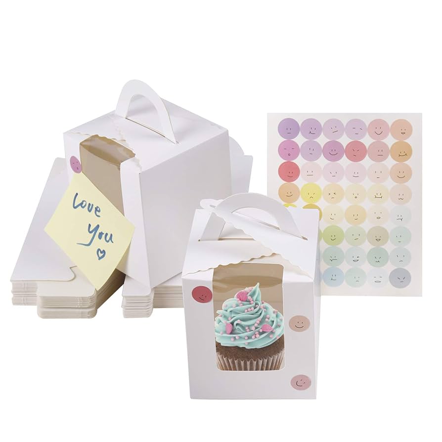 Cup cake box single hole