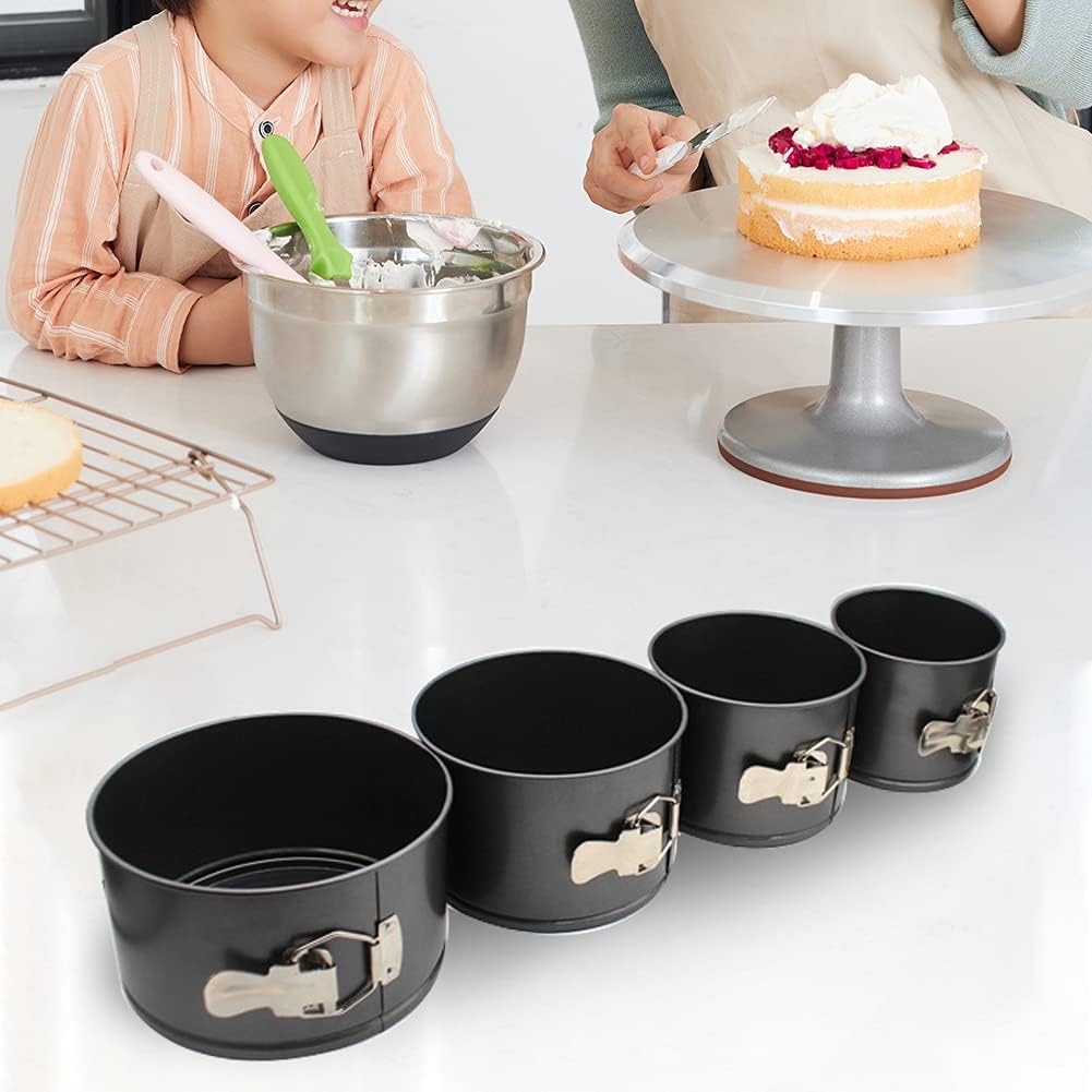 Non Stick Round Tray Set 4pcs 5inches Height