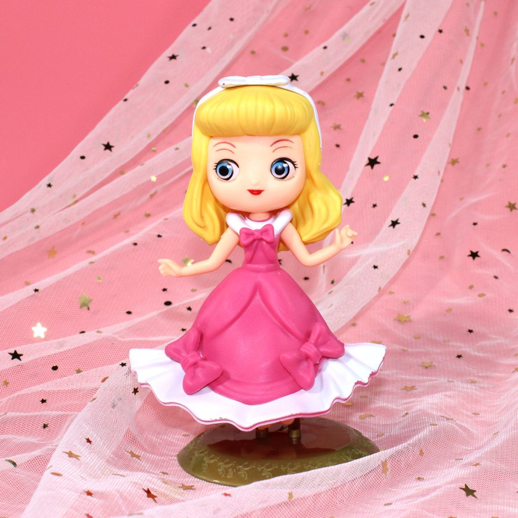 pink girl plastic topper