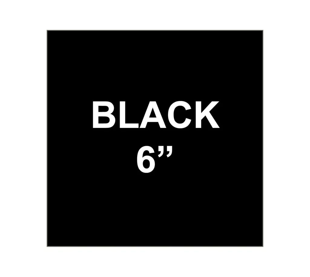 Cake Board  6 Black Sq
