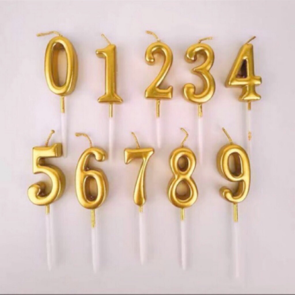 Gold Candle Large