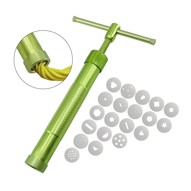 Green Fondant Extruder