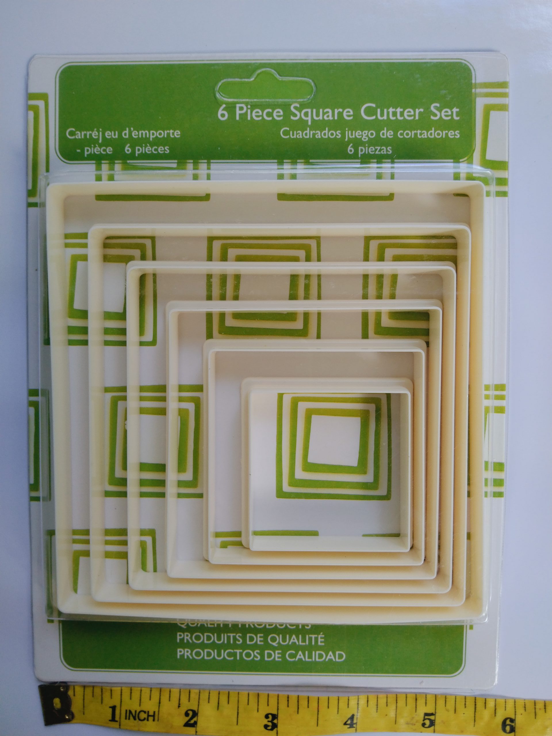 Square Cutter Set 6pcs