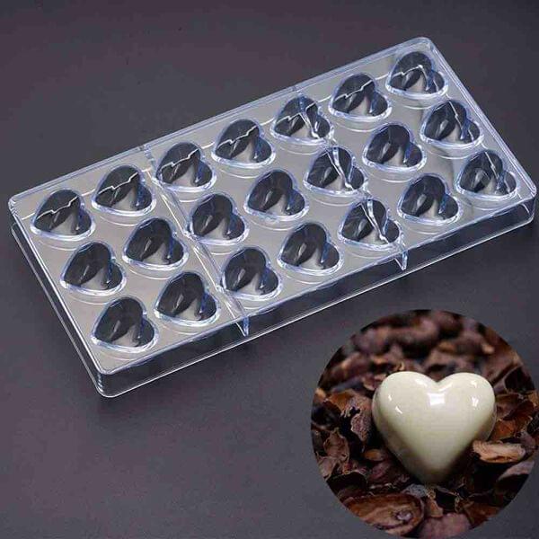 Heart Chocolate Mold Plastic