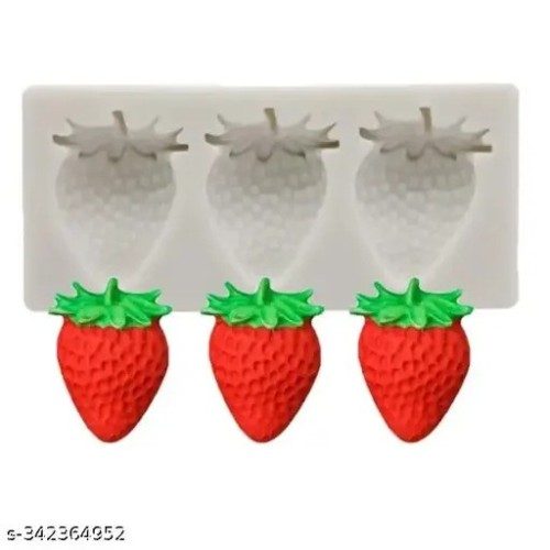 Strawberry Silicon Mold 3 in 1