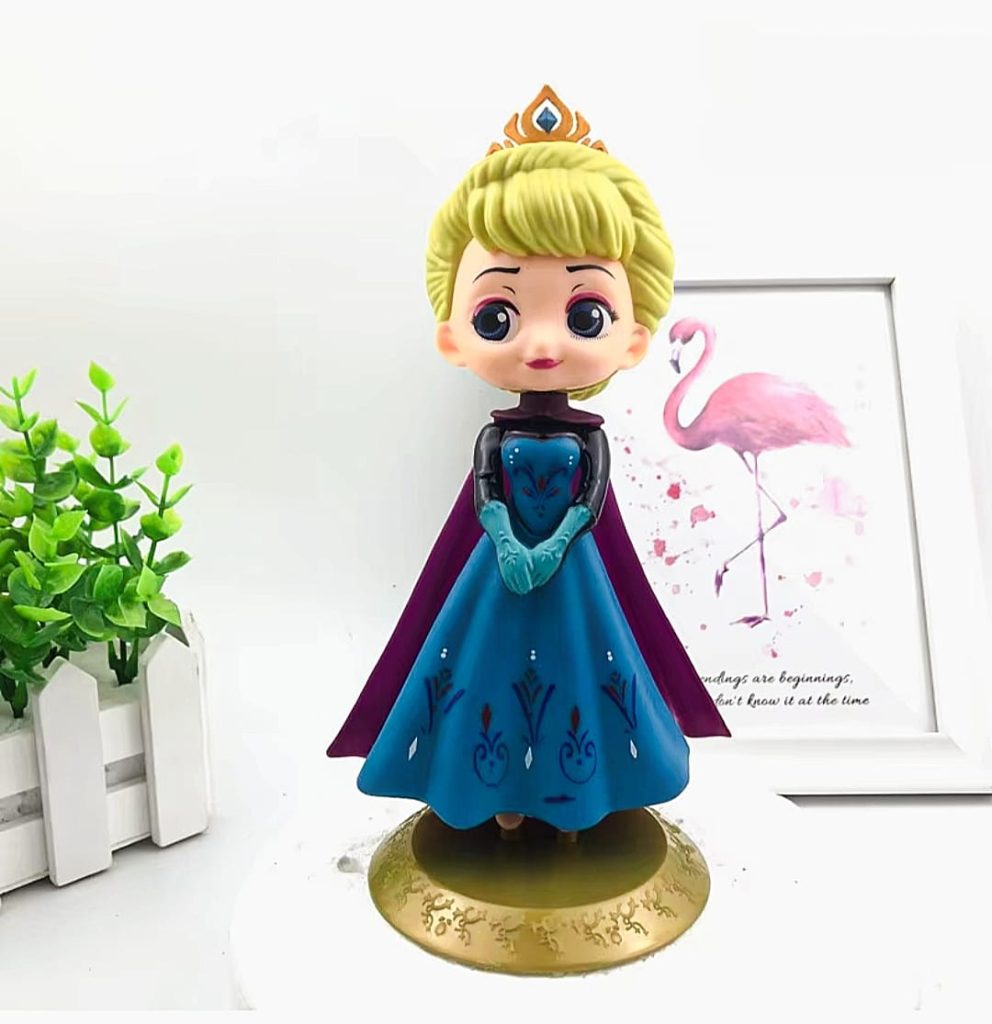 Elsa Cake Topper Plastic