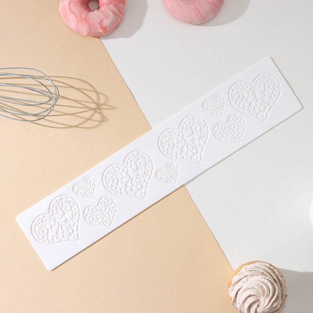 Heart Sil. Lace Mat