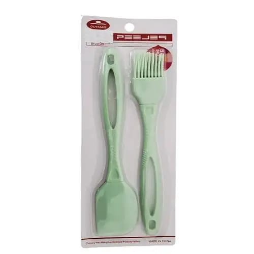 Silicon Spatula & Brush Small