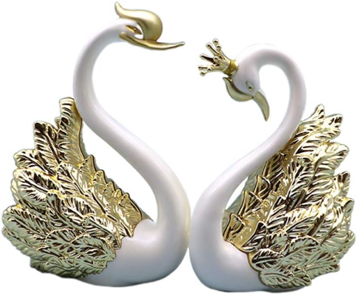 Gold Swan topper set 2pcs
