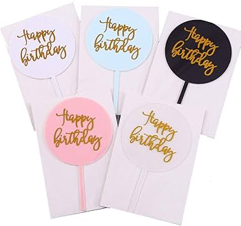Cup Cake Topper Set 6pcs