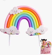 Rainbow Topper Rubber