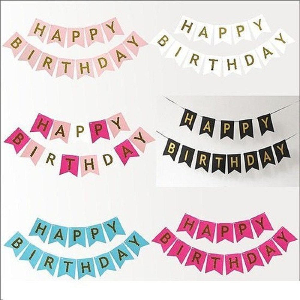 Happy Birthday Cut Out Banner