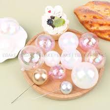 Faux Balls Transparent 12pcs