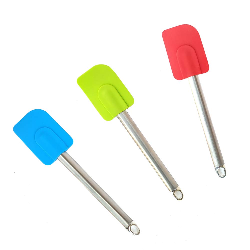 silicon spatula with Steel Hand